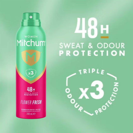 Mitchum Anti Perspirant Spray for Her - Flower Fresh - 200ml