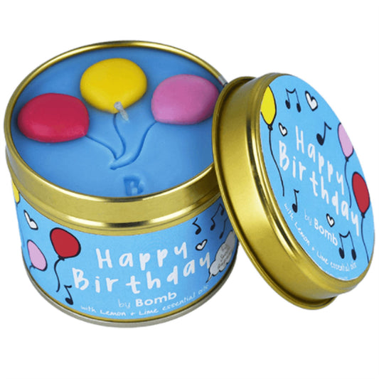 Bomb Cosmetics Tin Candle - Happy Birthday