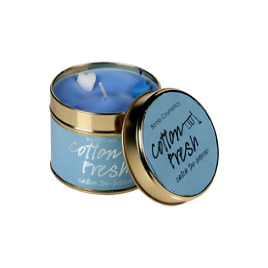 Bomb Cosmetics Tin Candle - Cotton Fresh