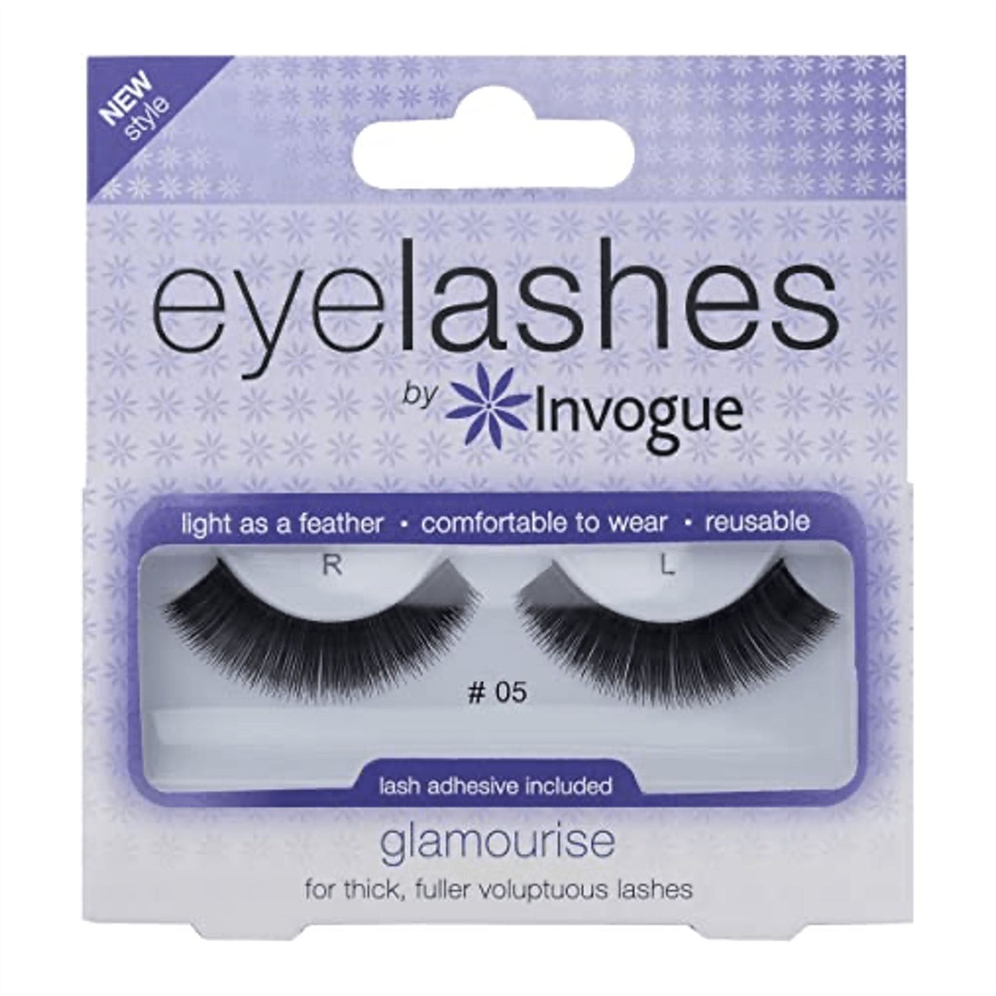 Invogue Eyelashes 5 Glamourise for Fuller Lashes