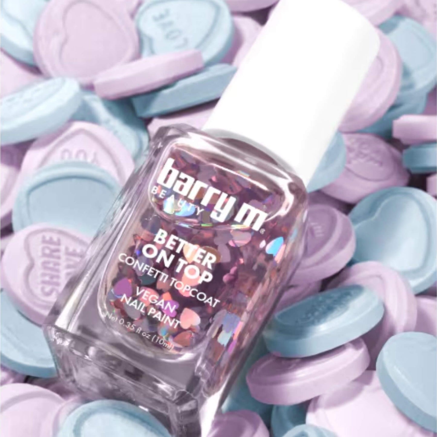 Barry M Better On Top Confetti Topcoat 10ml