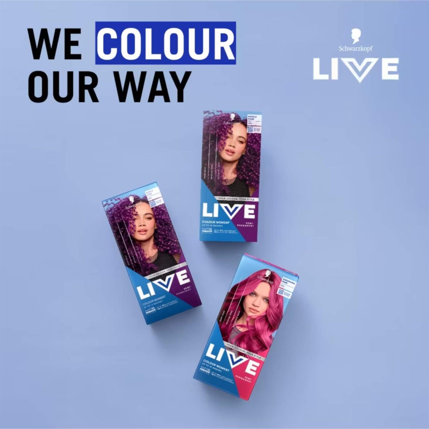 Schwarzkopf LIVE Colour Moment 094 Purple Punk Semi-Permanent Hair Dye