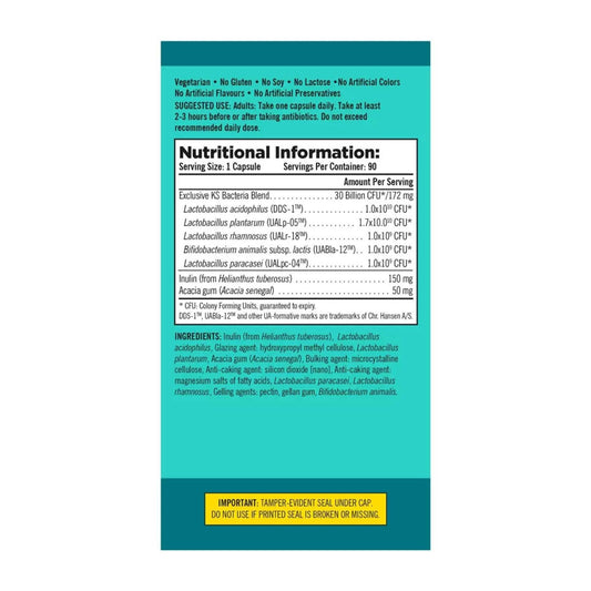 Kirkland Signature Probioplus 30 Billion - 90 Capsules