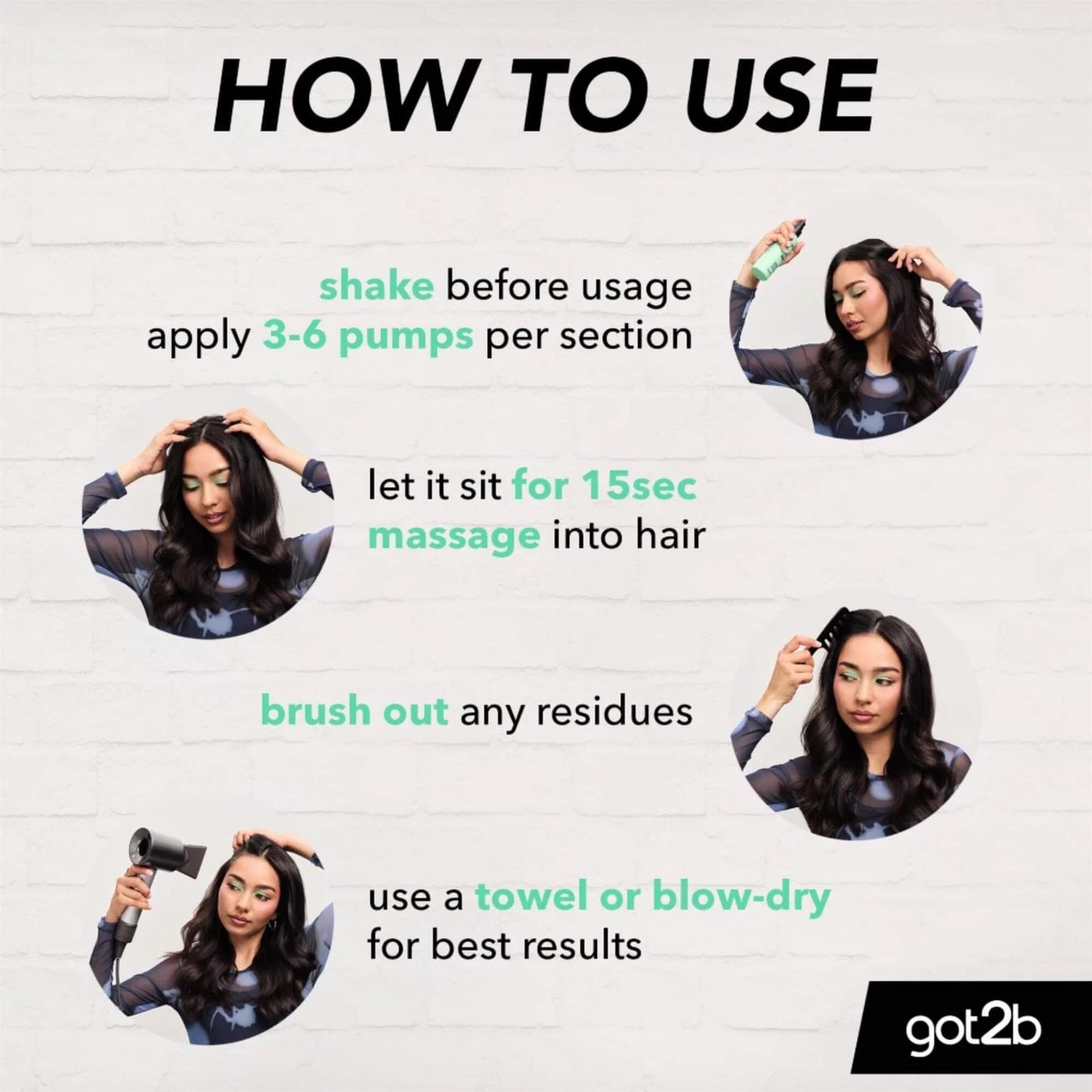 got2b Get Fresh Dry Shampoo Hair Mist 150ml