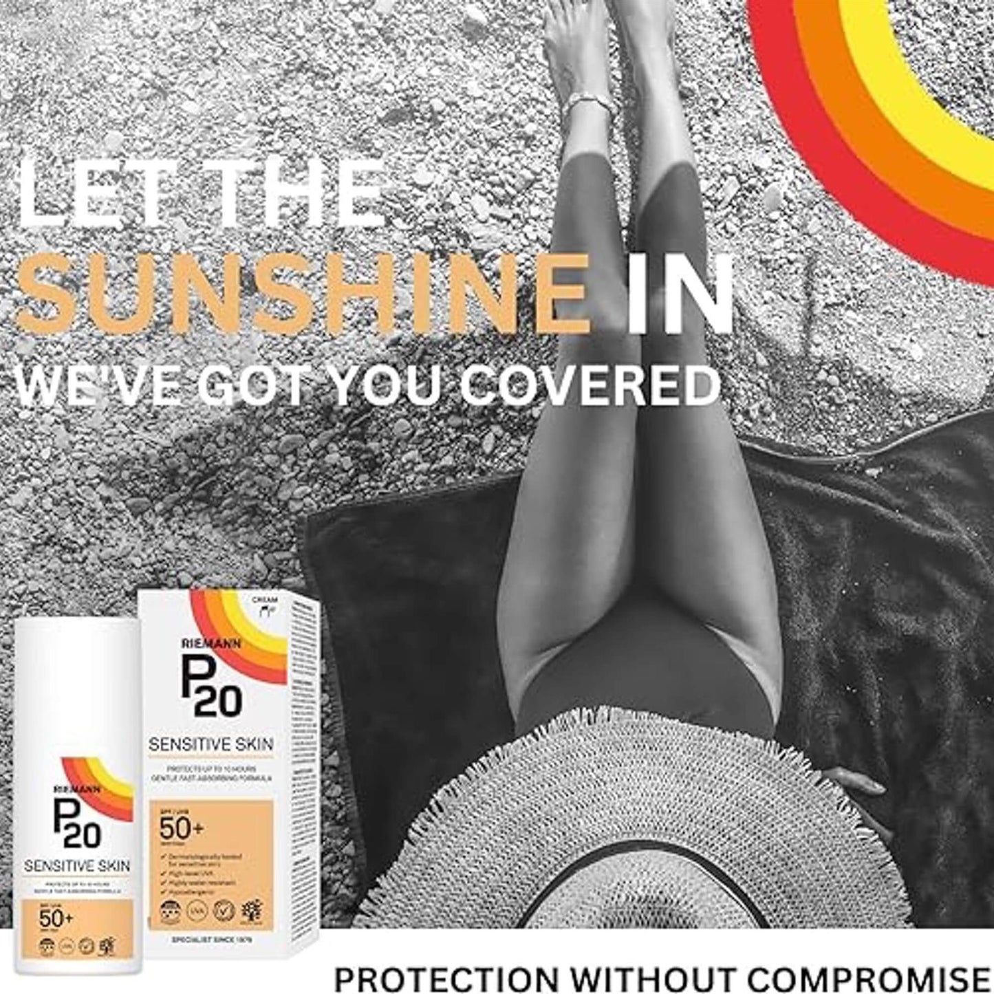 P20 Sensitive Skin SPF50+ Sun Cream