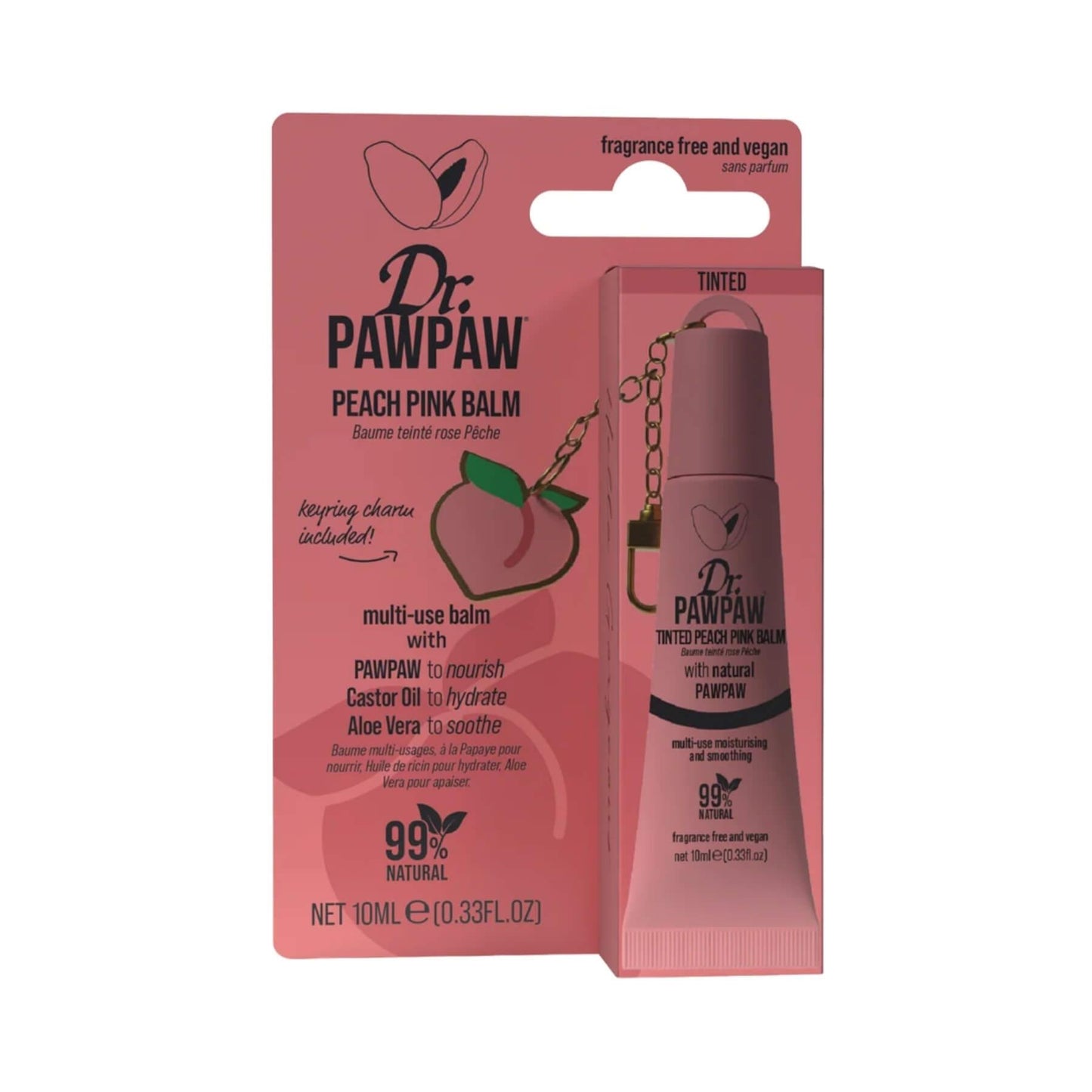 Dr. PawPaw Tinted Peach Pink Charm Lip Balm 10ml