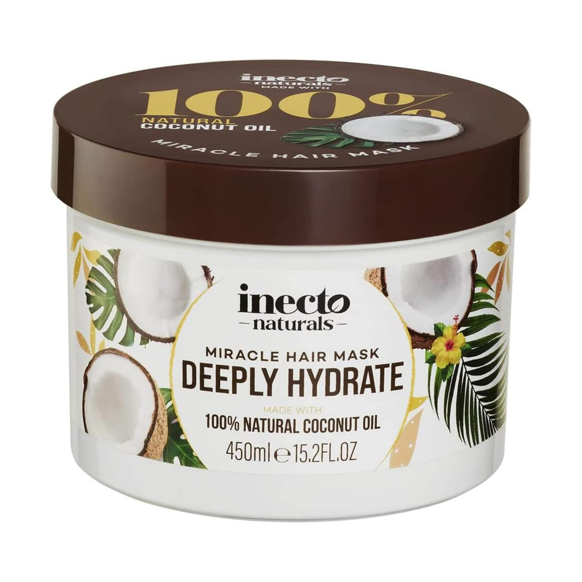 Inecto Mask Inecto Naturals Coconut Hair Mask - For Dry Damaged Hair 450ml – 123 ...