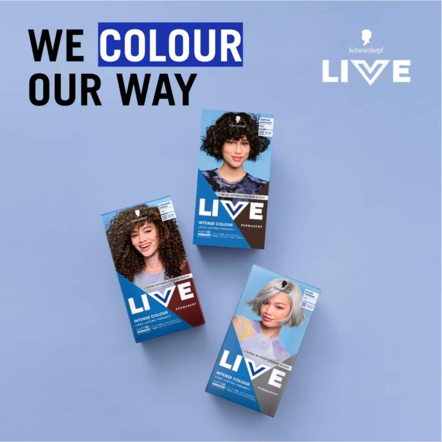 Schwarzkopf LIVE Intense Colour 880 Tempting Chocolate Permanent Hair Dye