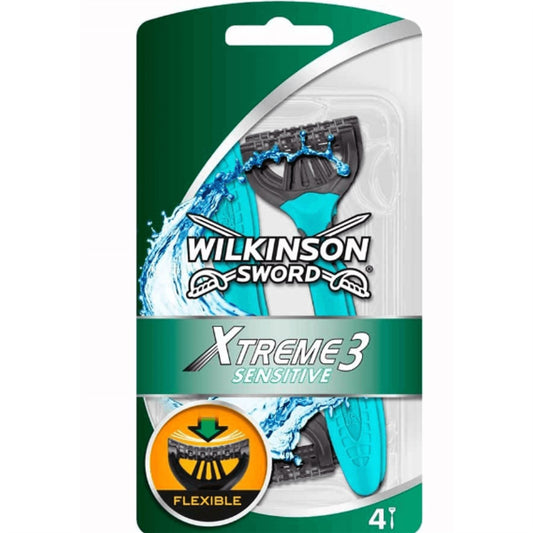 Wilkinson Sword Xtreme 3 Sensitive Razor for Him - 4 Pack