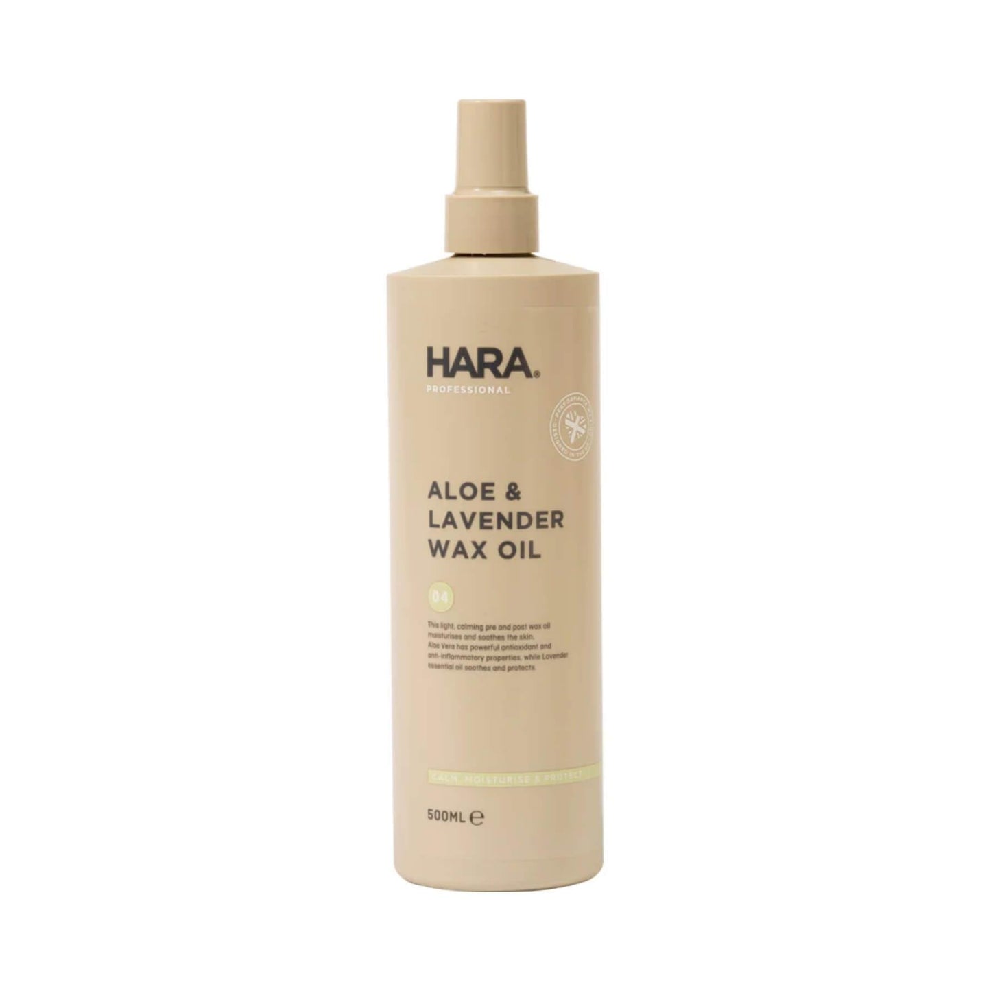 Hara Aloe & Lavender Pre & Post Wax Oil 500ml