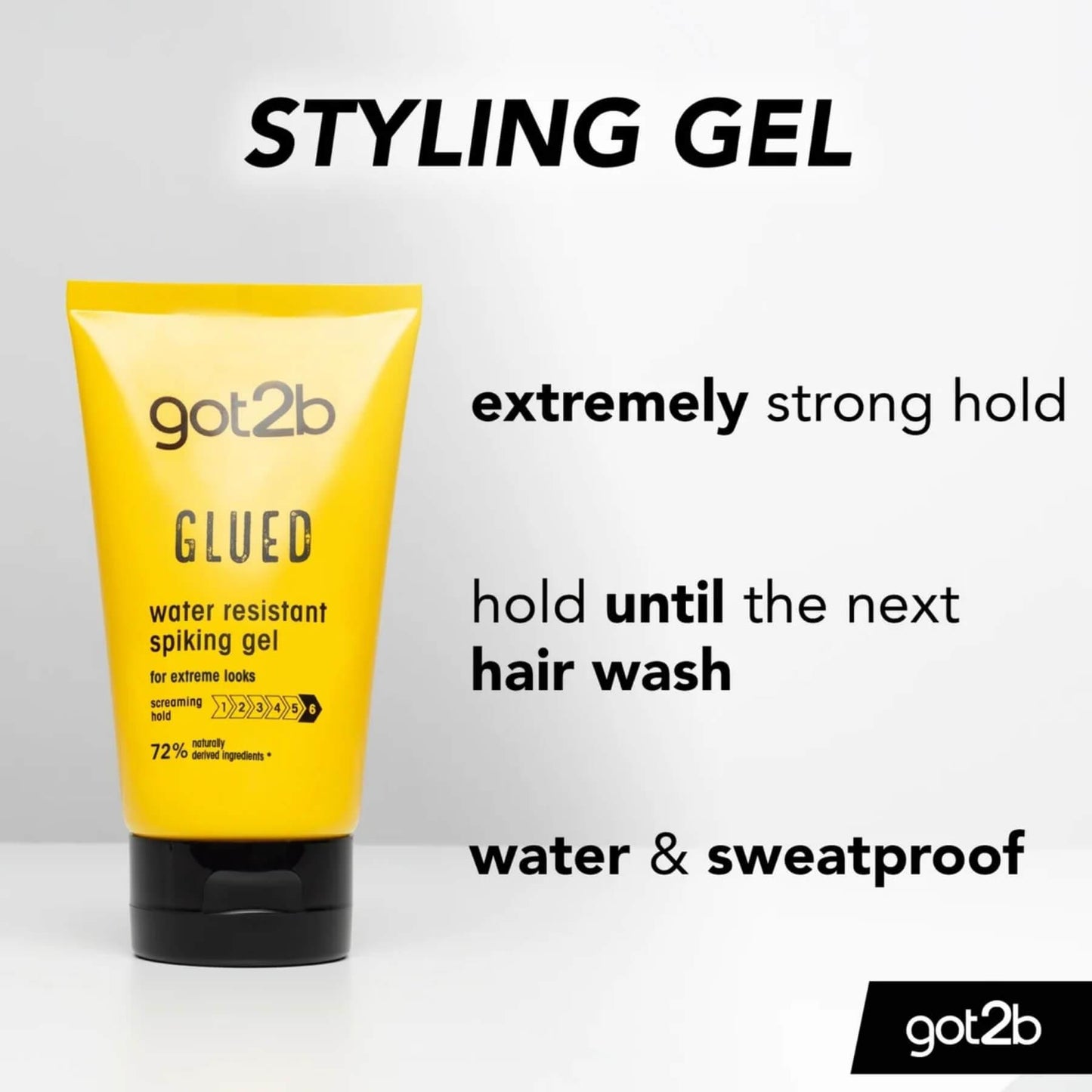 Schwarzkopf Got2b Glued Water Resistant Spiking Gel - 150ml