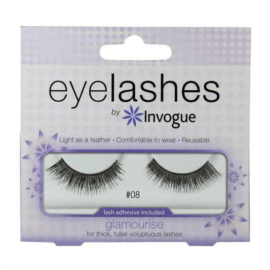 Invogue Eyelashes 8 Glamourise for Fuller Lashes