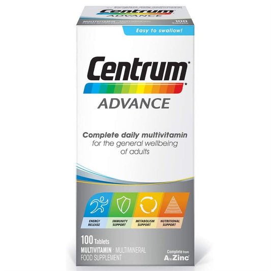 Centrum Advance Daily Multivitamins - 100 Tablets