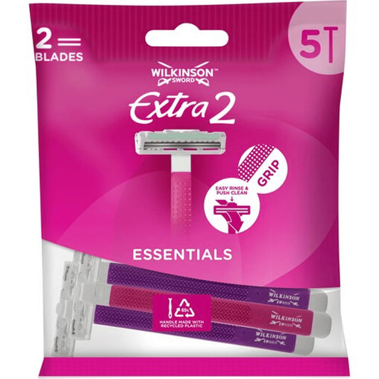 Wilkinson Sword Extra 2 Essentials Razors for Her - 5 Pack