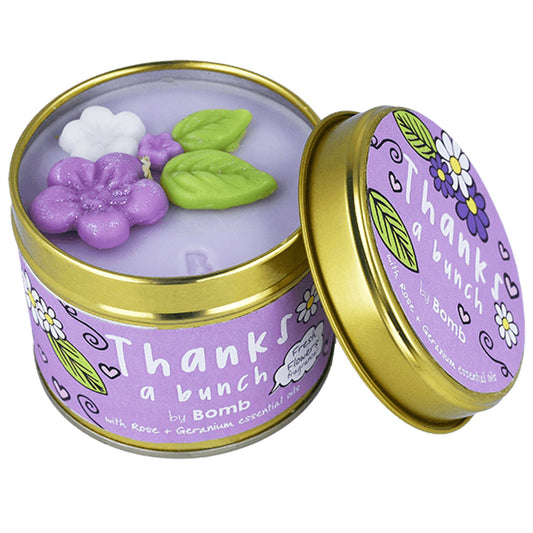 Bomb Cosmetics Tin Candle - Thanks a Bunch