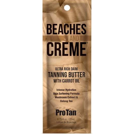 Pro Tan Beaches And Cream Ultra Rich Dark Tanning Butter - 22ml