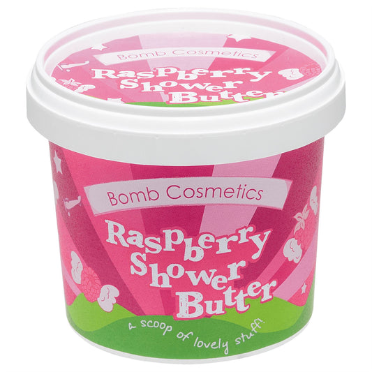 Bomb Cosmetics Cleansing Shower Butter - Raspberry - 365ml