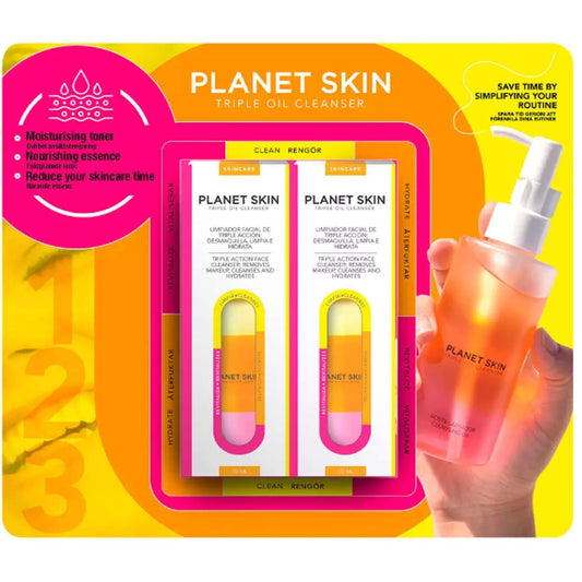 Planet Skin Triple Oil Cleanser - 2 x 150ml