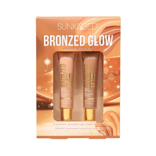 Sunkissed Bronzed Glow Duo Gift Set - 2 x 15ml Liquid Bronzer