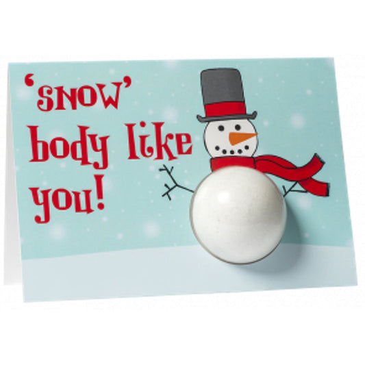 Bomb Cosmetics Blaster Card - Snowbody Like You Snowman