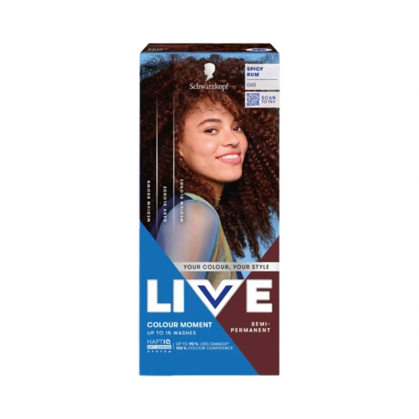 Schwarzkopf LIVE Colour Moment 065 Spicy Rum Semi-Permanent Hair Dye