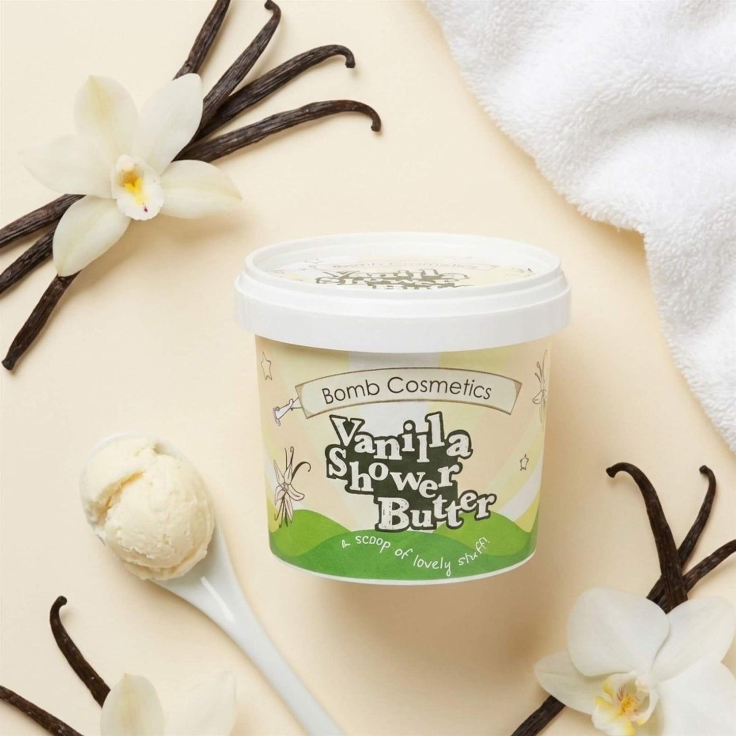 Bomb Cosmetics Cleansing Shower Butter - Vanilla - 365ml