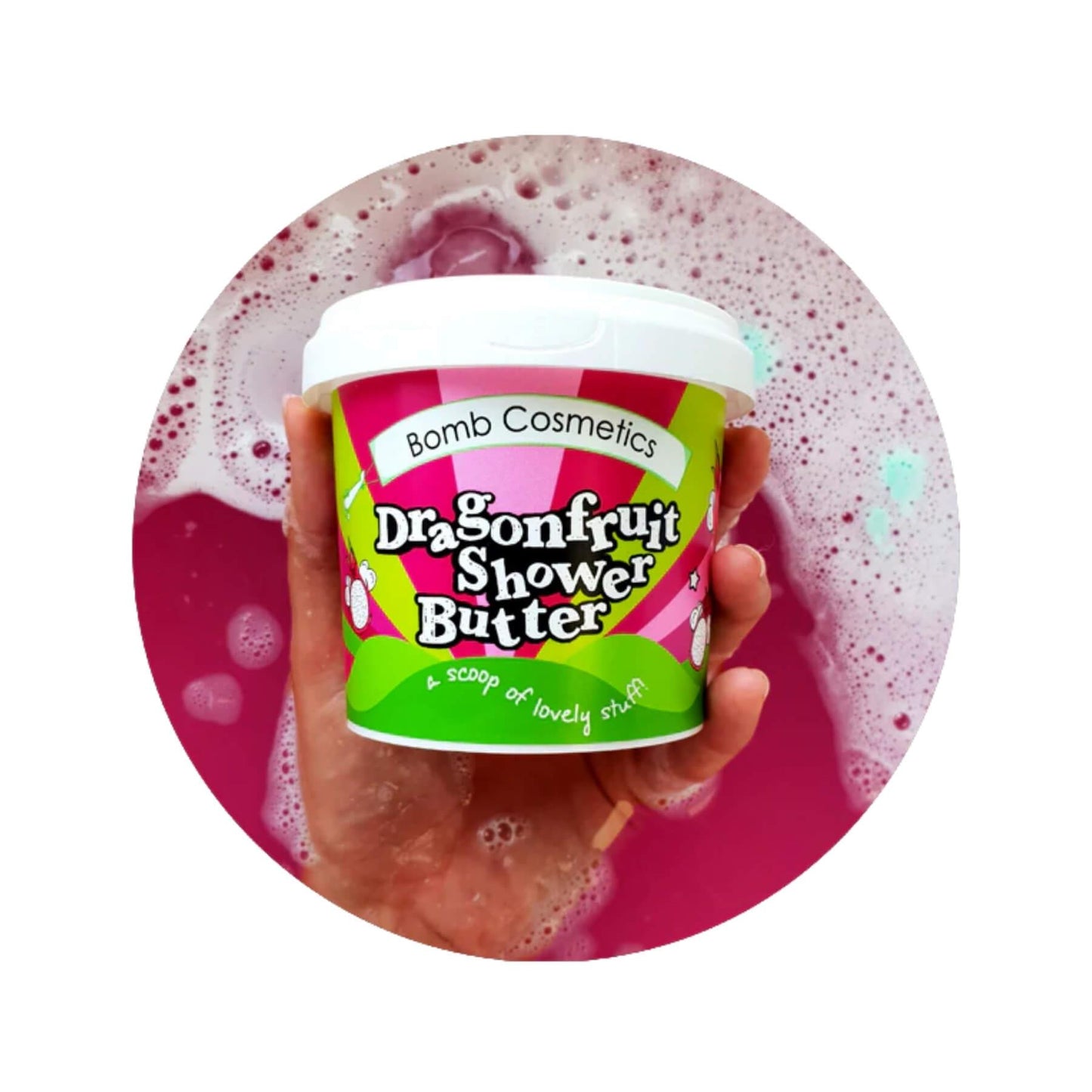 Bomb Cosmetics Cleansing Shower Butter - Dragonfruit