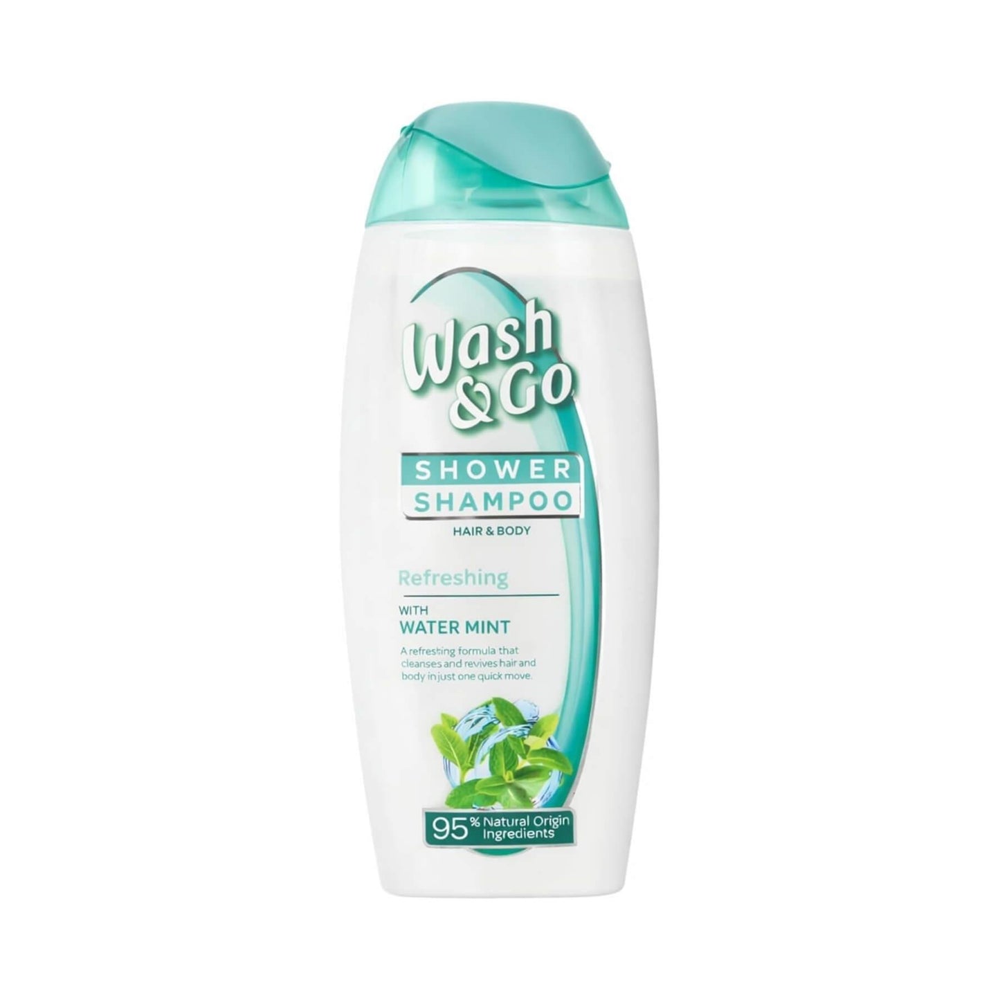 Wash & Go Hair And Body Shower Shampoo - Refreshing - 250ml