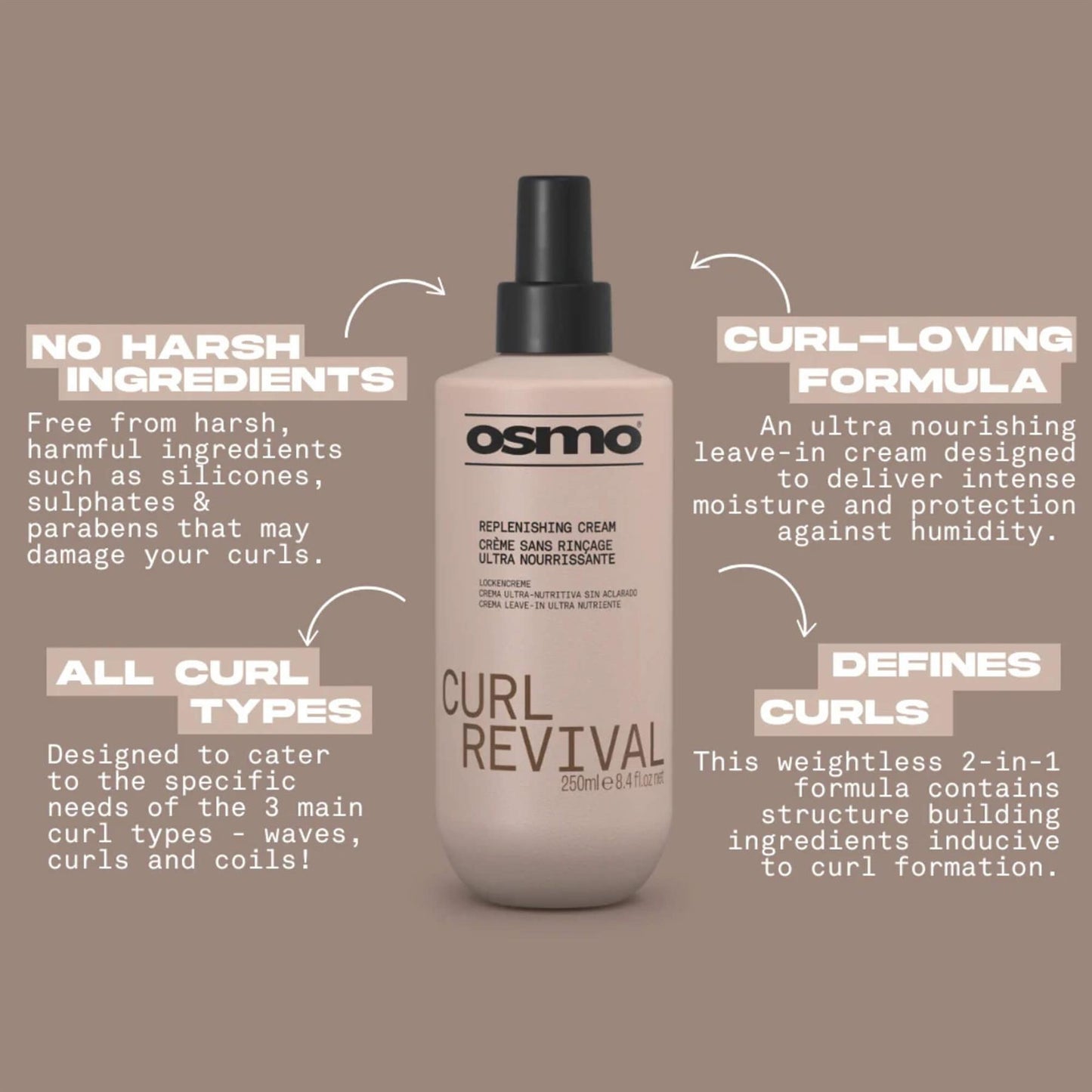 Osmo Curl Revival Replenishing Cream 250ml