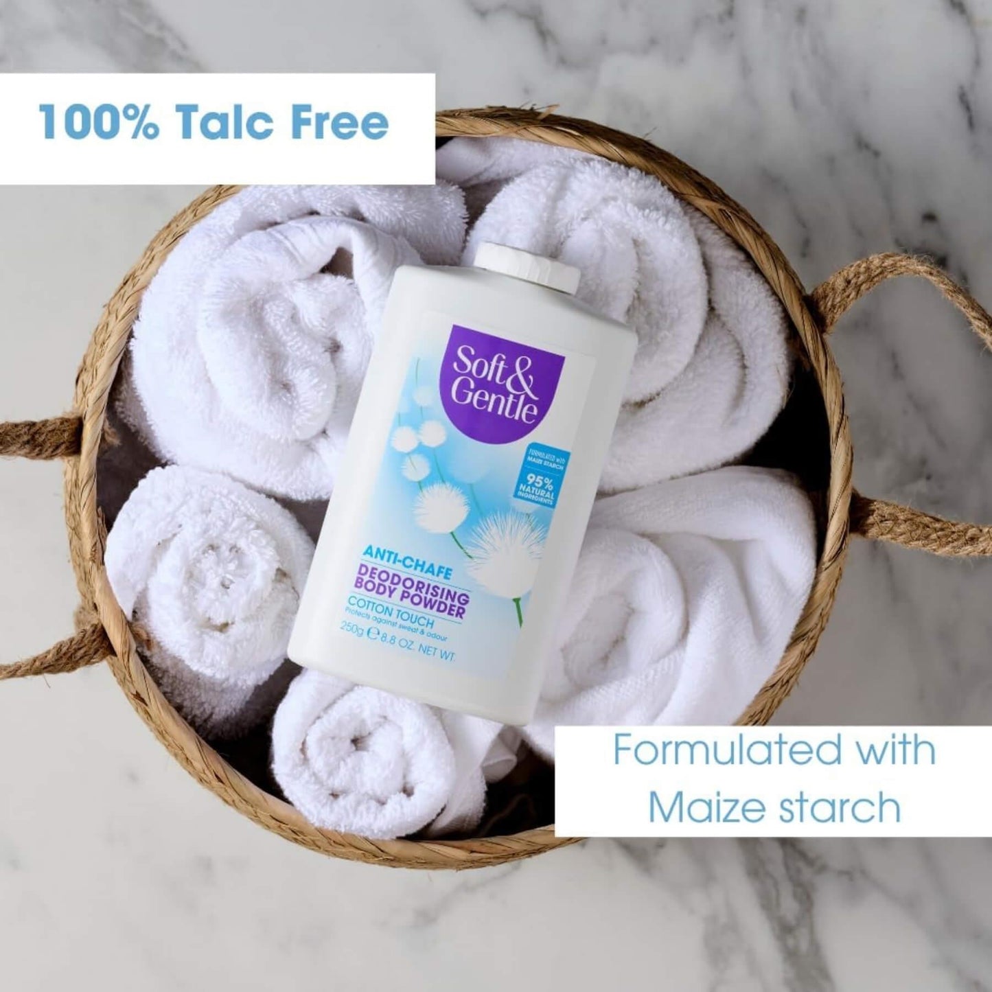 Soft & Gentle Cotton Touch Body Powder 250g