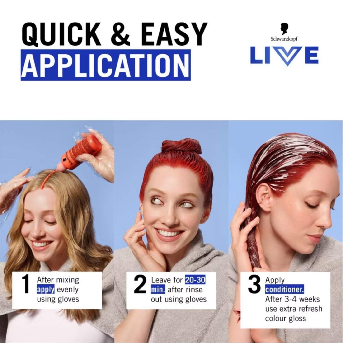 Schwarzkopf LIVE Intense Colour 099 Deep Black Permanent Hair Dye