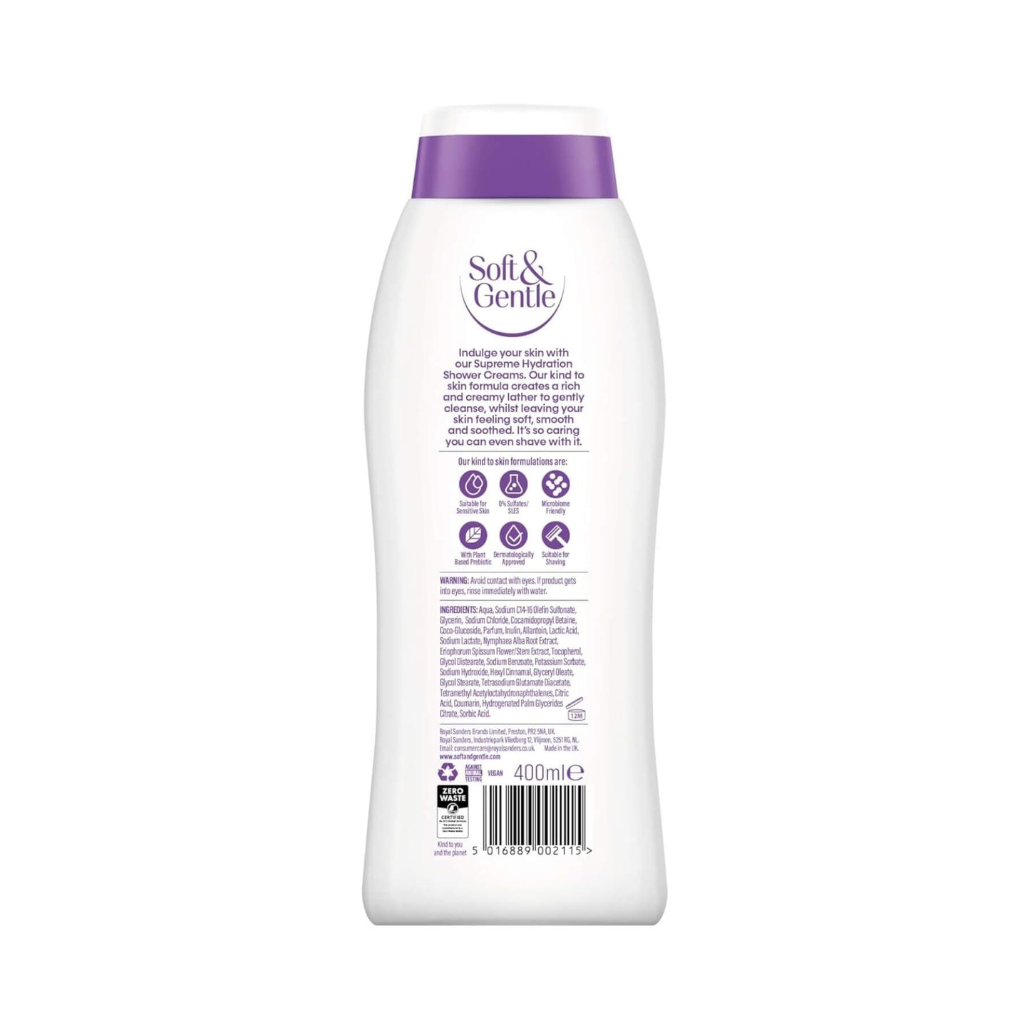Soft & Gentle Shower Cream Cotton Touch 400ml