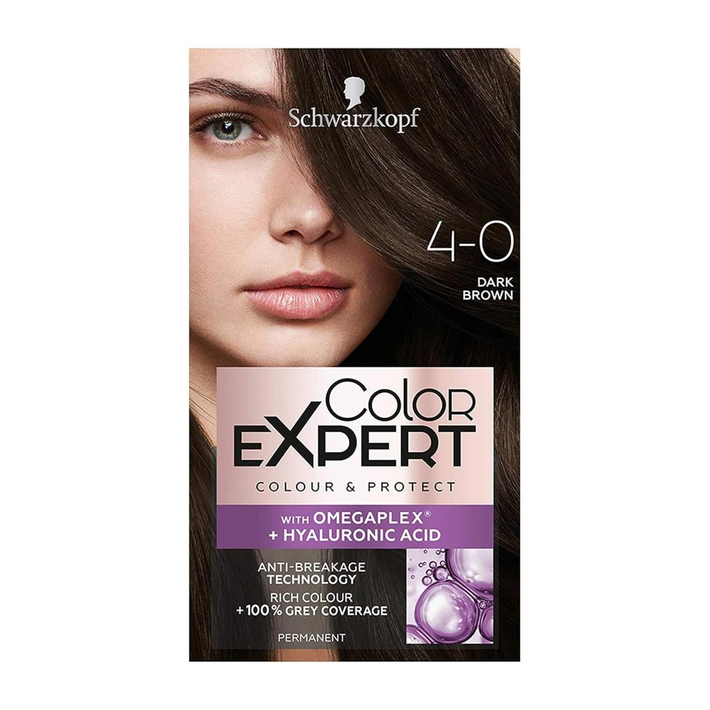 Schwarzkopf Color Expert Permanent Hair Colour - Dark Brown 4-0