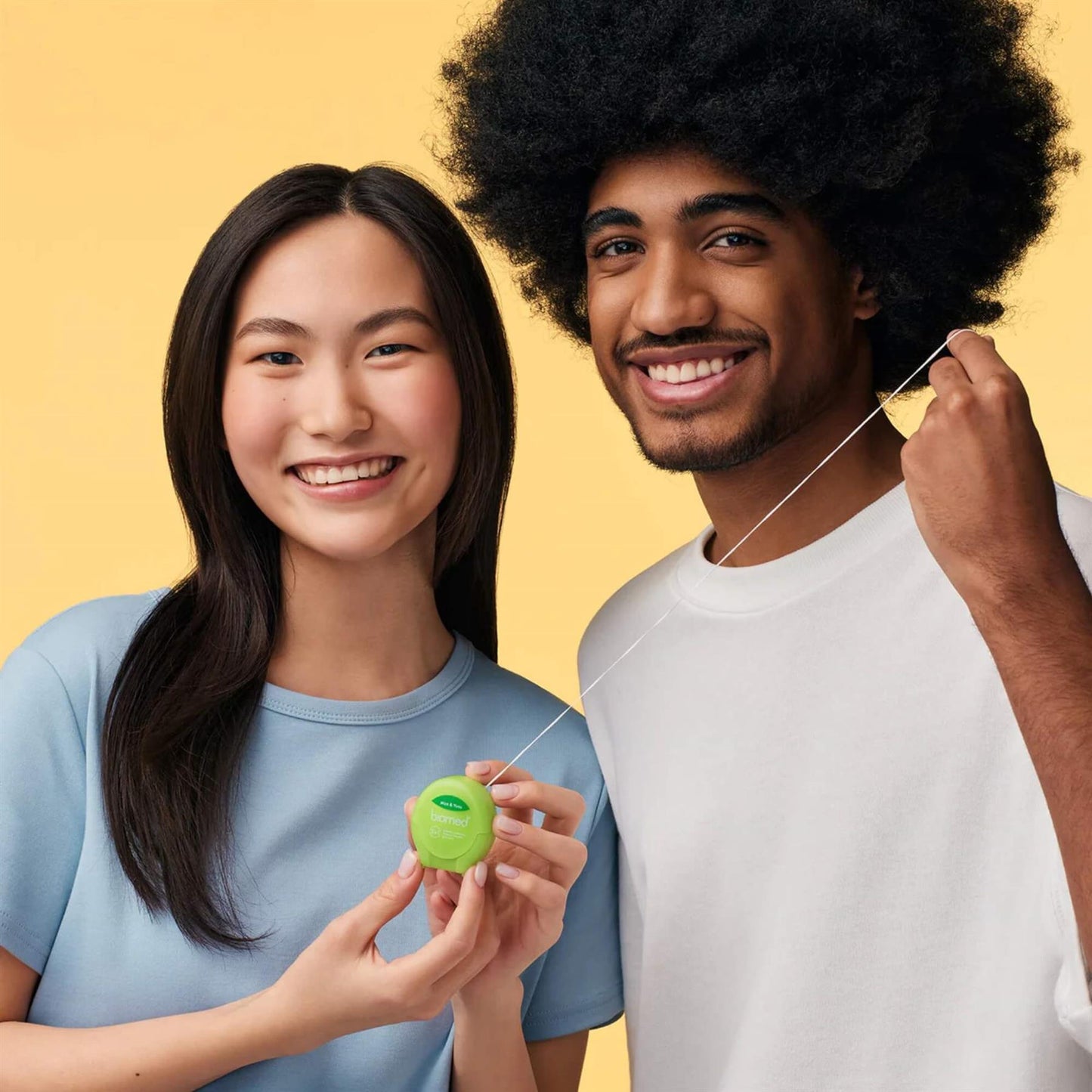 BIOMED dental floss with Mint and Yuzu flavour 50m