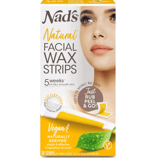 Nad's Natural Facial Wax Strips