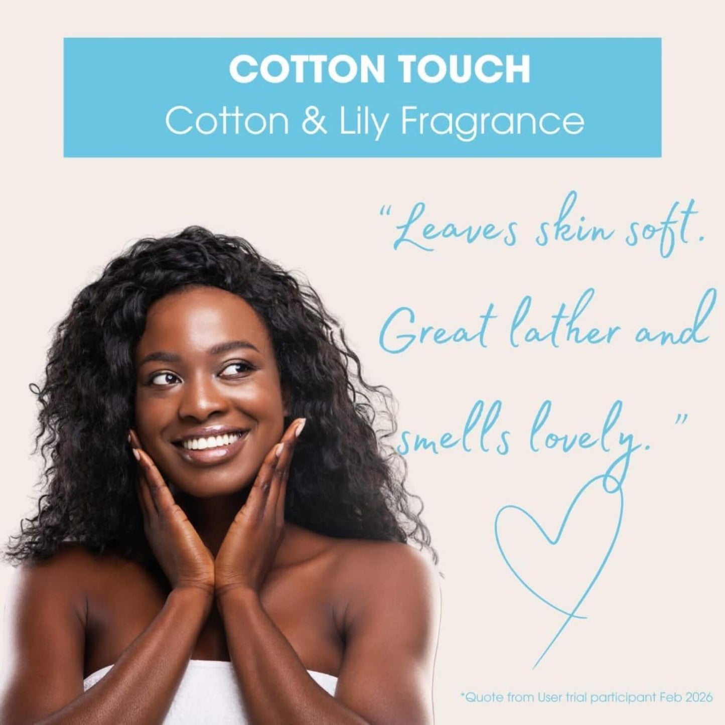 Soft & Gentle Shower Cream Cotton Touch 400ml