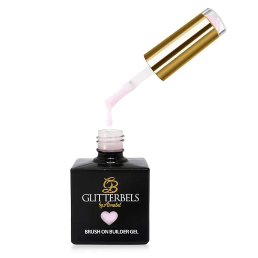 Glitterbels Brush On Builder Gel 17ml - Cotton Candy