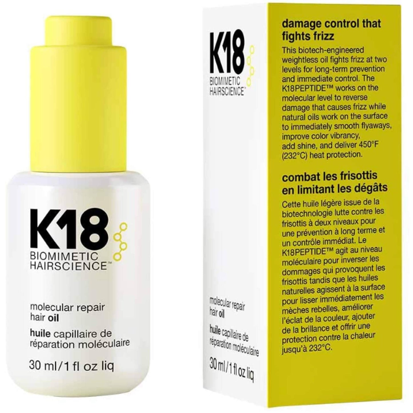 K18 Molecular Repair Hair Oil