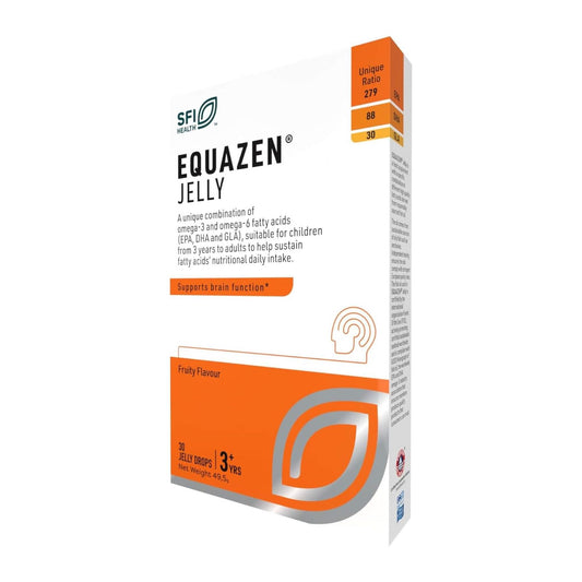 Equazen Jelly - Omega 3 & 6 Fish Oil Supplement - 30 Jelly Drops