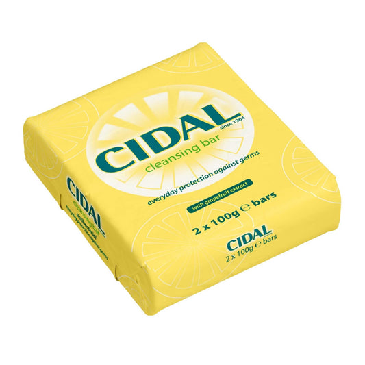 Cidal Antibacterial Cleansing Bar (Twin Pack) 2 x 100g