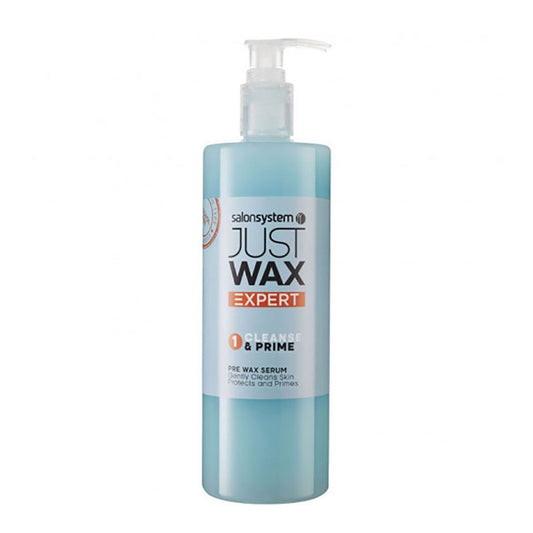 Just Wax Expert Cleanse & Prime Pre Wax Serum - 500ml