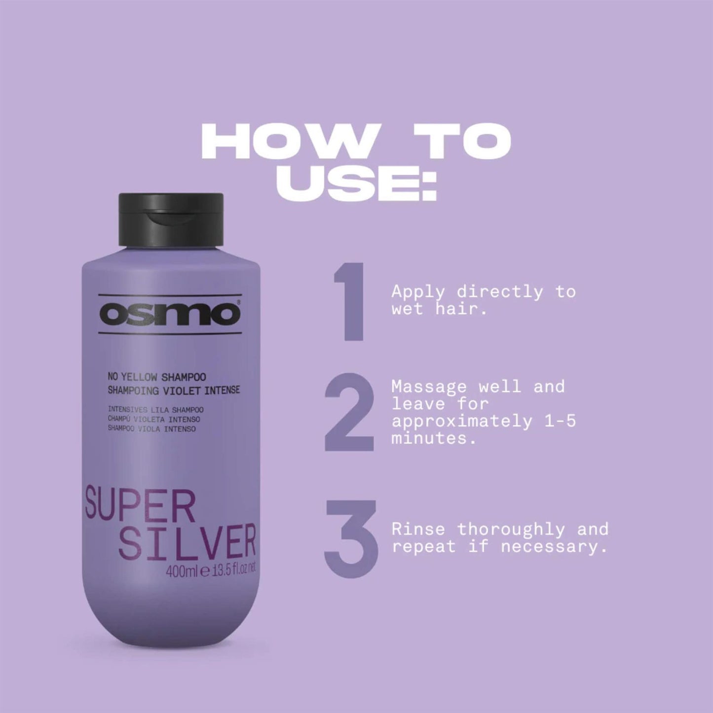 Osmo Super Silver No Yellow Shampoo NEW