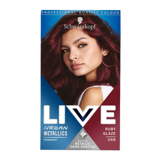 Schwarzkopf Live Urban Metallics Hair Colour - Ruby Glaze U68
