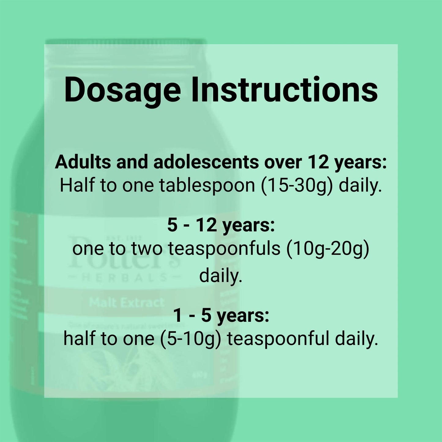 Potter's Barley Malt Extract Syrup 650g