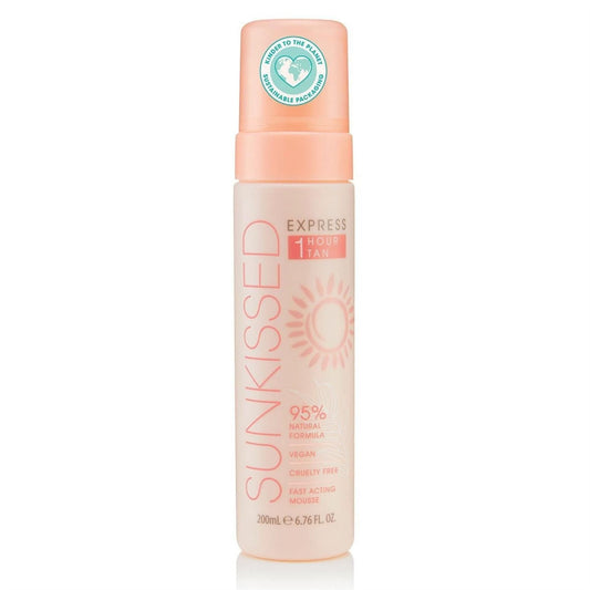 Sunkissed Express 1 Hour Tan 95 Percent Natural - 200ml