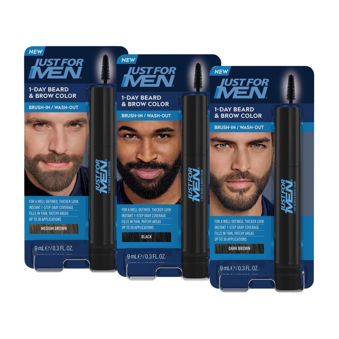 Just For Men 1-Day Beard & Brow Colour 9ml