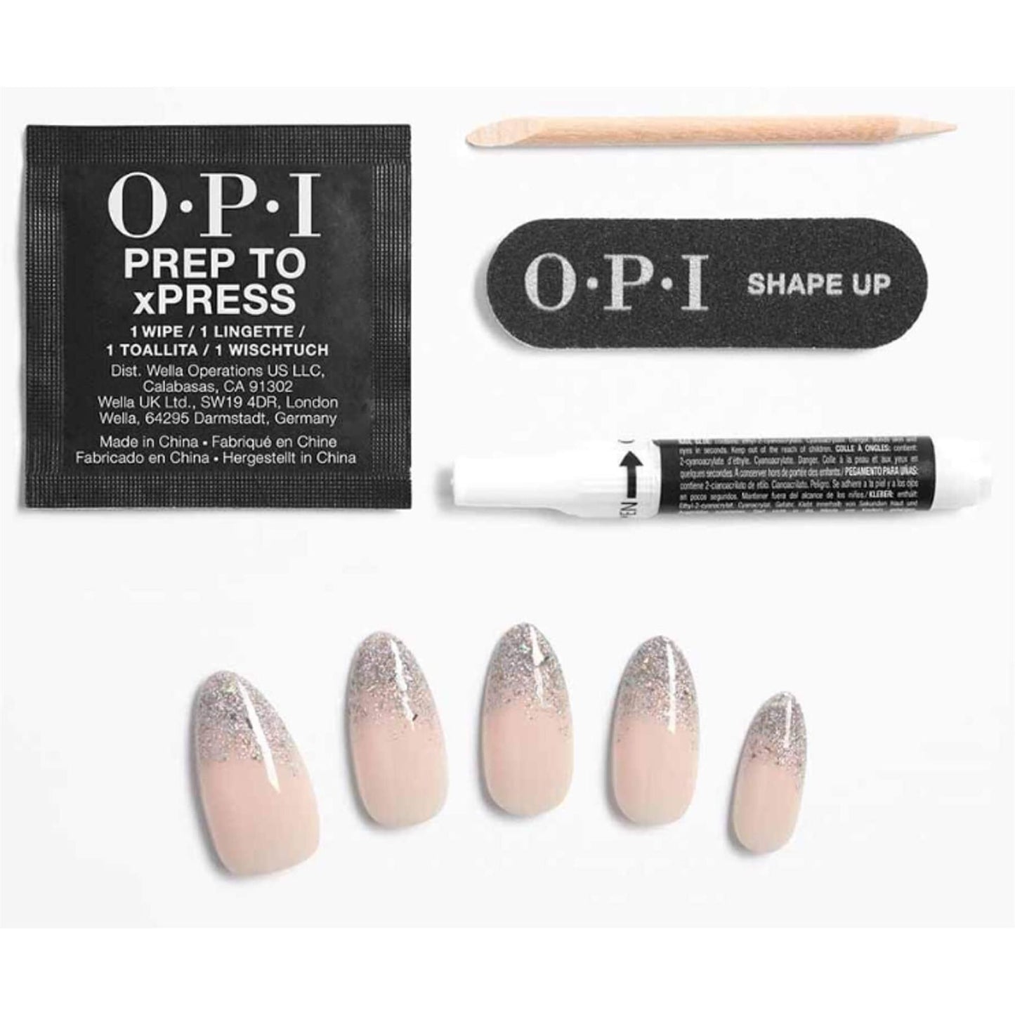 OPI xPRESS/ON Classic Instant Gel Effect False Nails