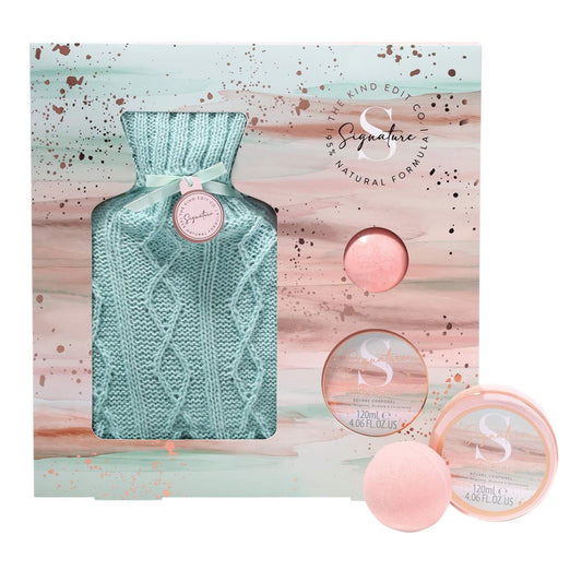 The Kind Edit Co Signature Hot Water Bottle Gift Set