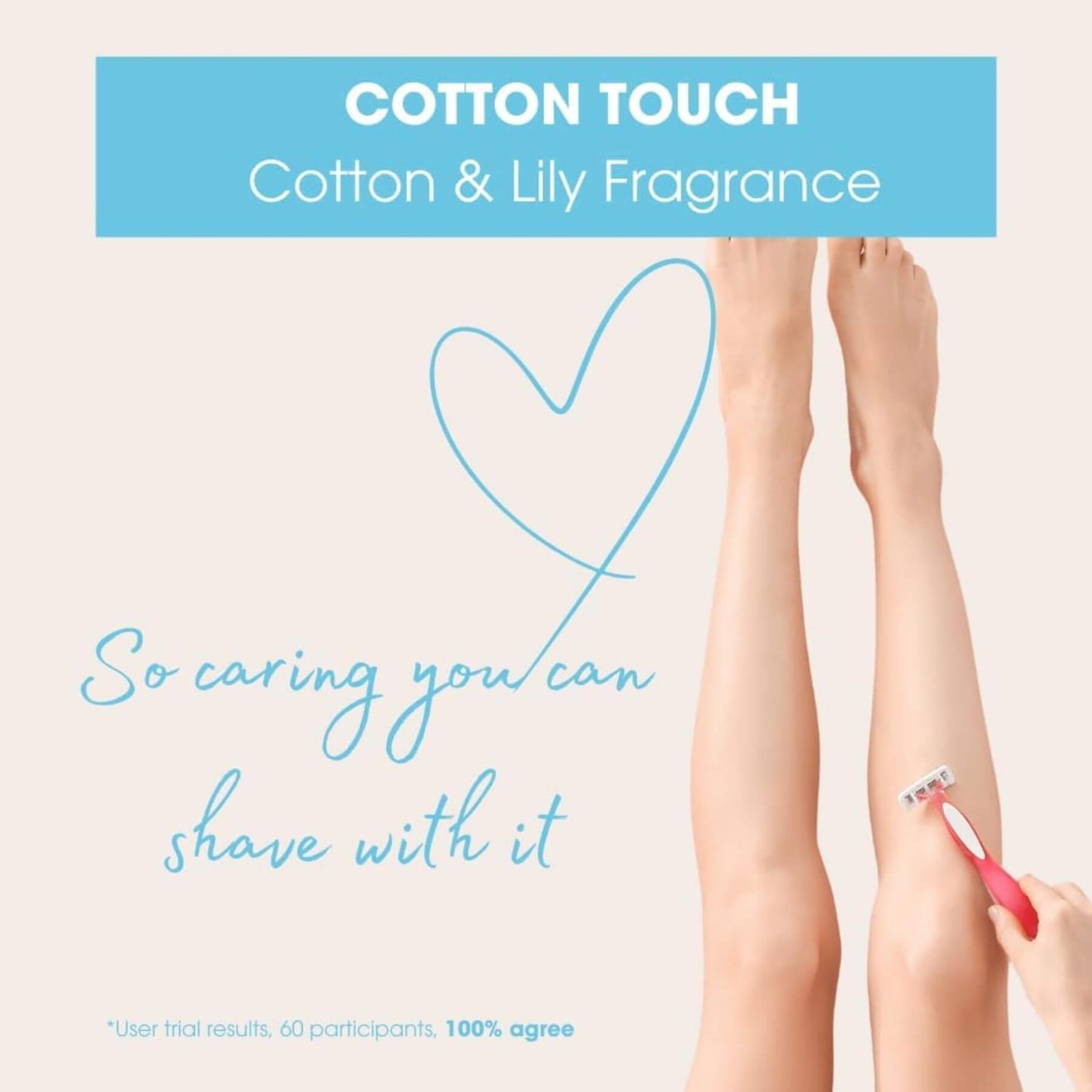 Soft & Gentle Shower Cream Cotton Touch 400ml