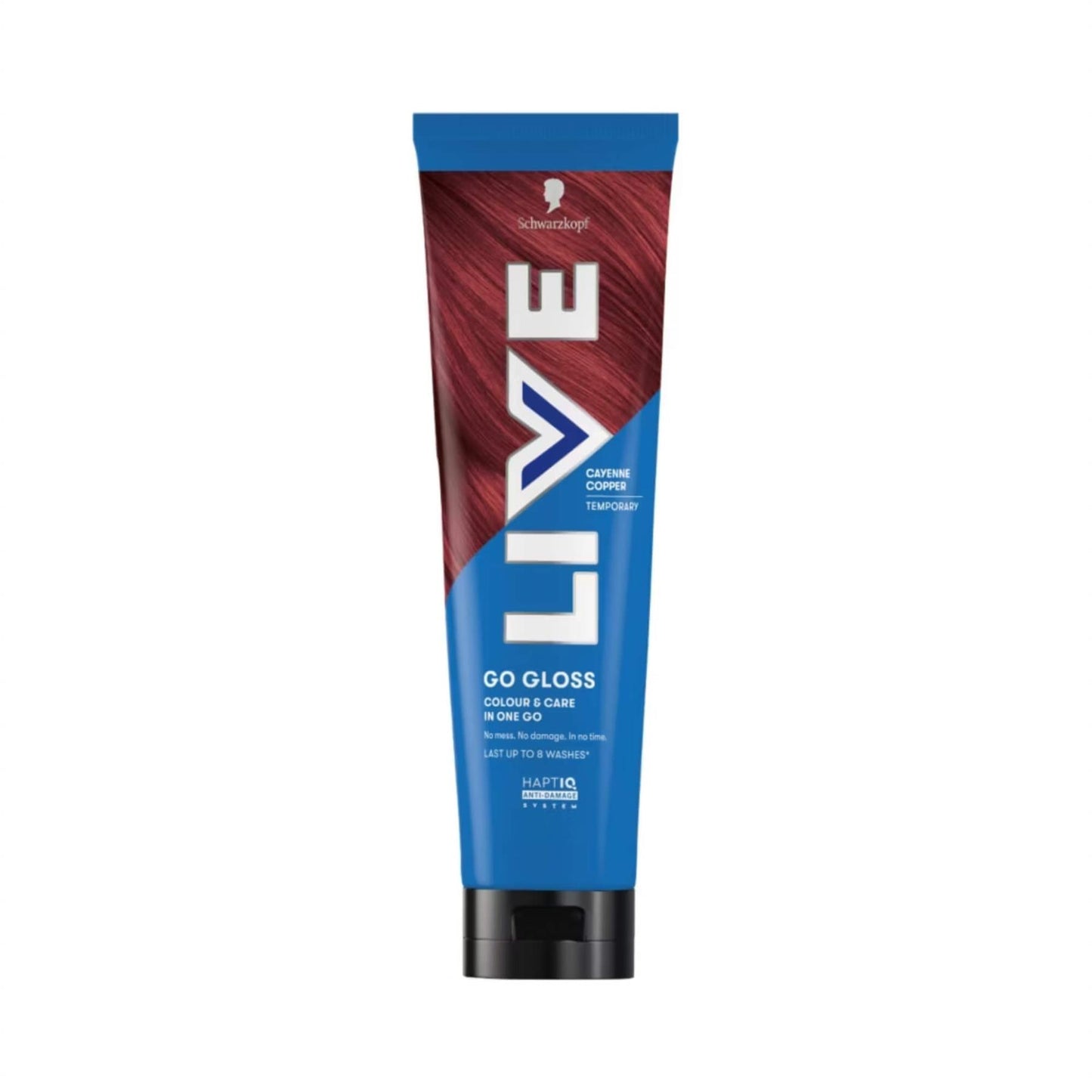 Schwarzkopf LIVE Go Gloss Cayenne Copper Colour & Shine Hair Gloss 150 ml